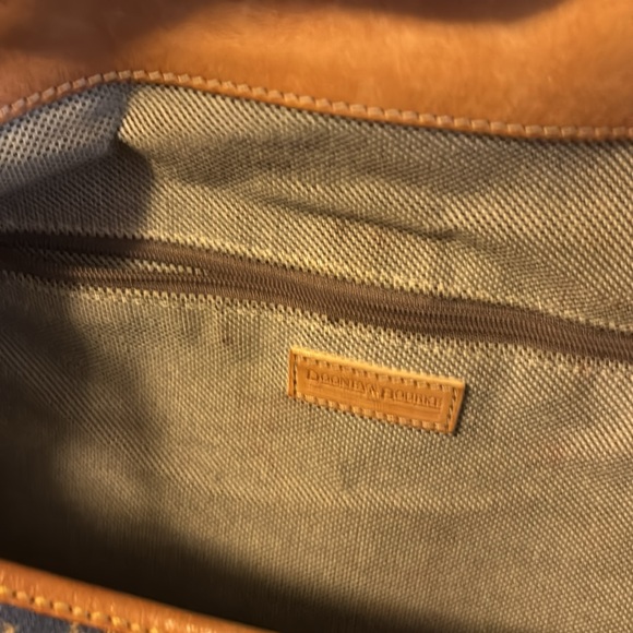 Dooney & Bourke Navy Blue Tote - Picture 12 of 16